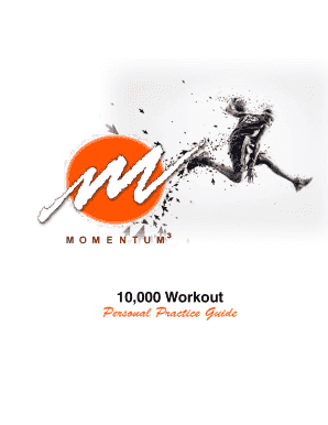Momentum³ 10,000 Workout Guide