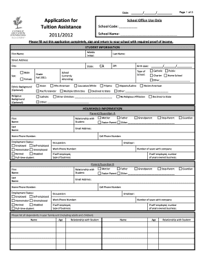 Tuition Assistance Application