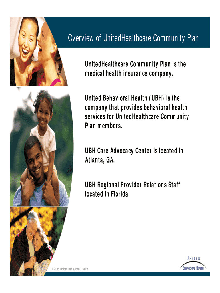 Fillable Online UnitedHealthcare Community Plan is the Fax Email Print