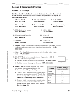 lesson 5 homework practice percent of change answer key