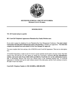 SIXTEENTH JUDICIAL CIRCUIT OF FLORIDA MONROE COUNTY FLORIDA