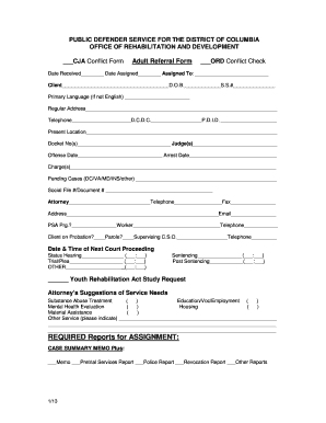 Adult Referral Form