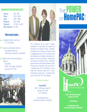 HomePAC Contribution Form