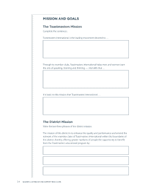Toastmasters New Club Establishment Workbook