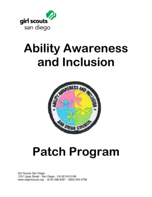 Ability Awareness and Inclusion - bsdgirlscoutsorgb - thinmint sdgirlscouts