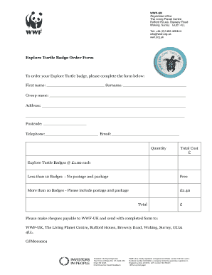 Explore Turtle Badge Order Form - WWF-UK - assets wwf org