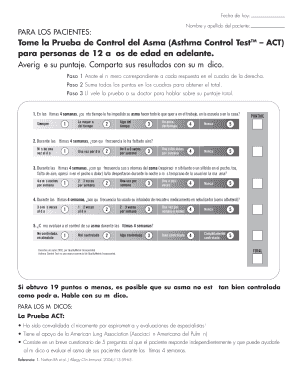 Prueba de Control del Asma