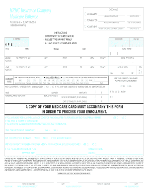 HPHC Medicare Enhance Enrollment Form