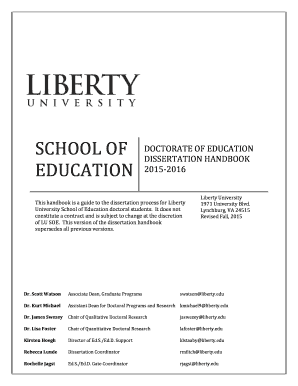 Curry school of education dissertation manual