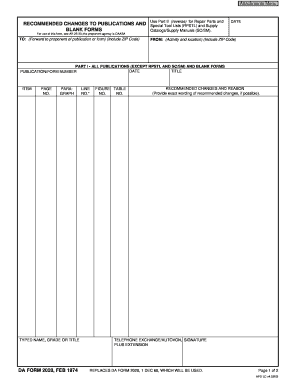 DA Form 2028