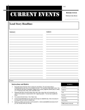 HEWLETT-PACKARD Current Events - bellevernonareanet