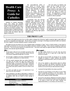 New York Health Care Proxy Form