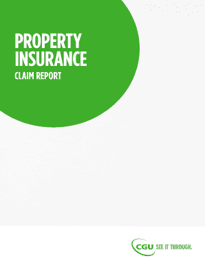 Property Insurance Claim Report