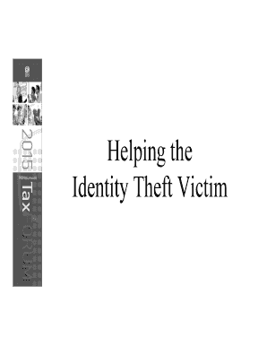 Identity Theft Victim Assistance Seminar