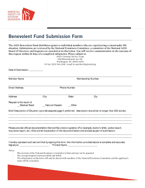 Membership Assistance Request Form