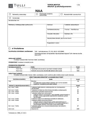 Alcohol and Alcohol Beverage Tax Return