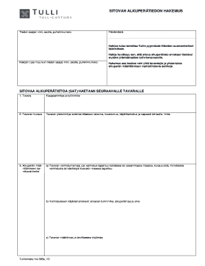 Binding Origin Information Request