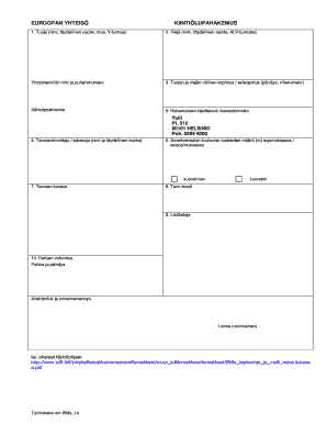 EU Import License Application
