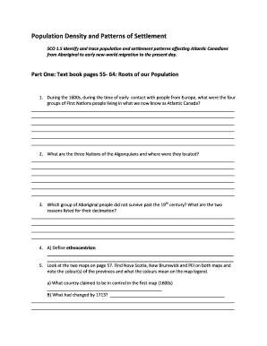 Population Density and Settlement Patterns Study Guide
