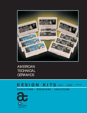 ATC Multilayer Capacitor Design Kit Order Form