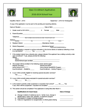 Open Enrollment Application