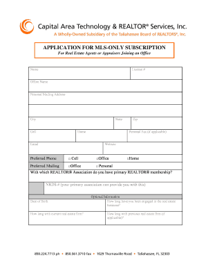 MLS-Only Subscription Application