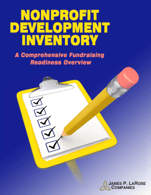 Nonprofit Development Inventory Form