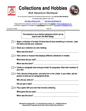 Wolf Adventure Workbook