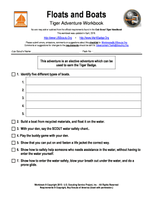 Tiger Adventure Workbook