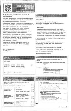Guernsey Census Form