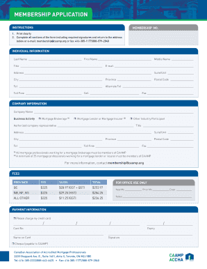 Membership Application Form