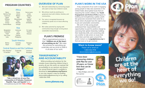 Plan USA Child Sponsorship Form