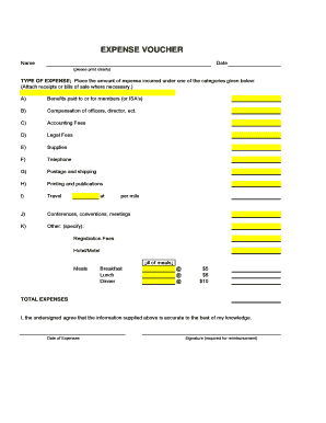 Expense Voucher