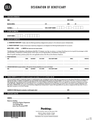 IRA Beneficiary Designation Form