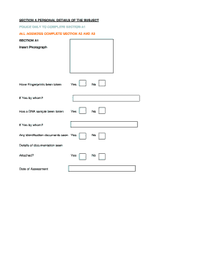 UK Trafficking Assessment Form