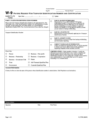 W-9 Form
