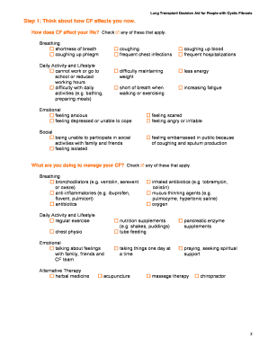 Lung Transplant Decision Aid for Cystic Fibrosis