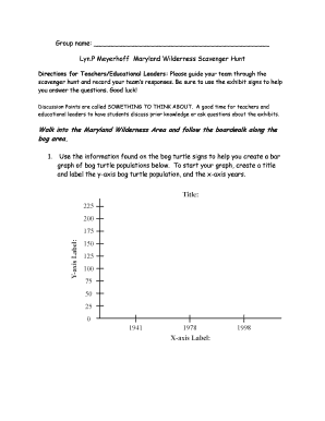 Maryland Wilderness Scavenger Hunt