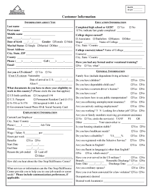 Employment Application Form