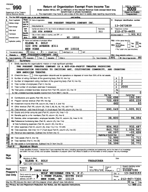 Form 990 2009