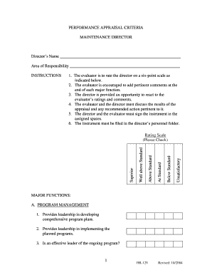 Area of Responsibility