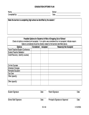 GRADUATION OPTIONS PLAN - warrenk12ncorg