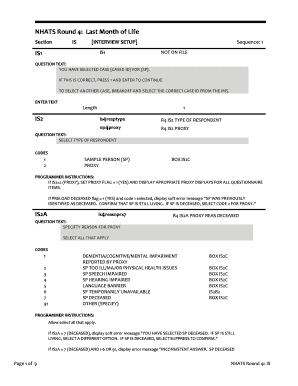 NHATS Round 4 Interview Setup Form