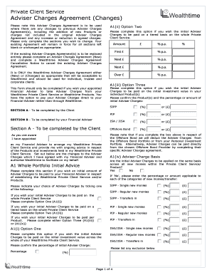 Adviser Charges Agreement (Changes)