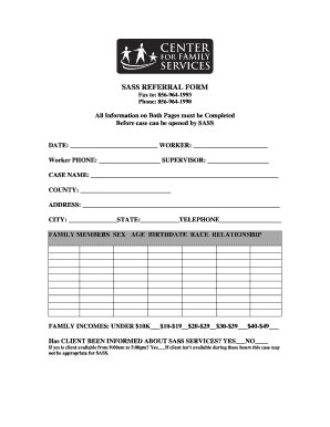 SASS Referral Form