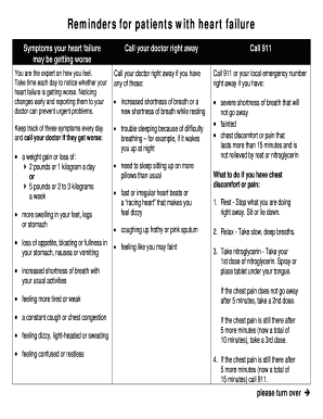 Heart Failure Patient Reminders