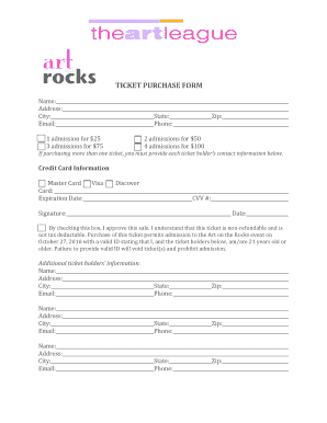 Ticket Purchase Form