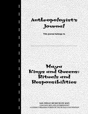 Anthropologist's Journal on Maya Kings and Queens