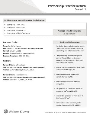 US Federal Tax Form 1065