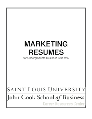 Resume Template for Undergraduate Business Students